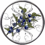 Blueberry Ornament Photo Cutout