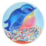 Bluebird Cupcake Surprise stickers