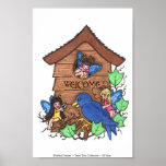 Bluebird Fairies Posters
