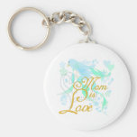 Bluebird Mum is Love T-shirts and Gifts Key Chain