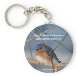 Bluebird Of Happiness Affirmation Favours Keychain