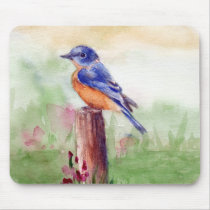Bluebird Song Mousepad
