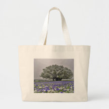 Bluebonnets in Snow - bag