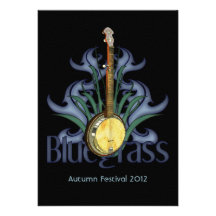 Bluegrass Banjo Party or Event Invitations