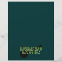 Bluegrass Banjo. That's How I Roll Personalized Flyer