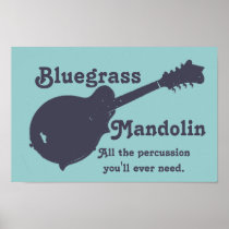 Bluegrass Mandolin - All the Percussion You Need Print