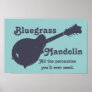 Bluegrass Mandolin - All the Percussion You Need Print