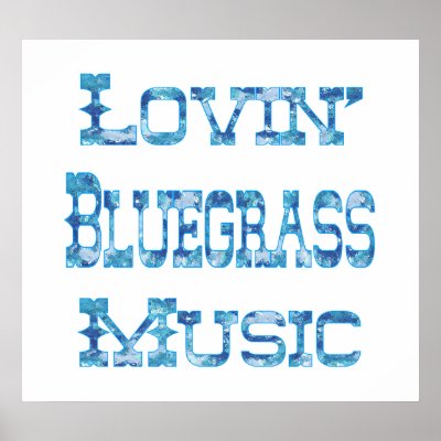Bluegrass Music Poster by TLArnold6