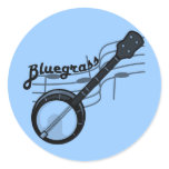 Bluegrass music with banjo stickers