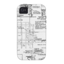 Blueprints iPhone 4 Cases