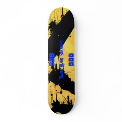 Blues Bling Pro Skateboard by Ellytheman