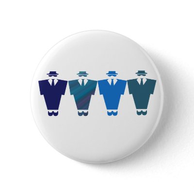 Blues Brothers Button Badge by Artworks