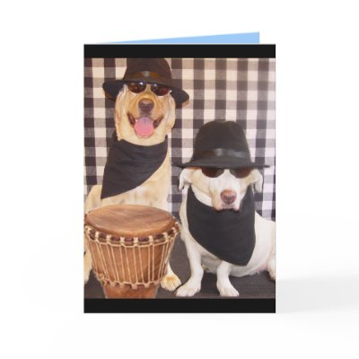 Blues Brothers Labs Card by myrtieshuman