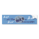 Blues Bumper Sticker bumper stickers