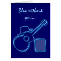 Blues Guitar Card