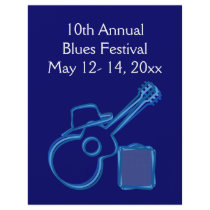Blues Guitar Flyer