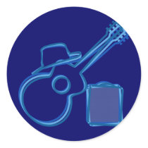 Blues Guitar Stickers
