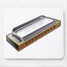 Blues Harmonica - Mousepad