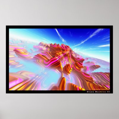 Blues Machine III Print by TerraEscape