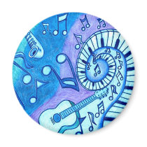 Blues Refrigerator Magnets