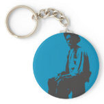 Blues Man Keychain