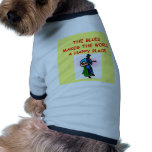 blues music doggie t-shirt
