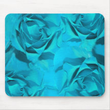 Blues roses mouse pad