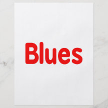 Blues word red music design.png flyers