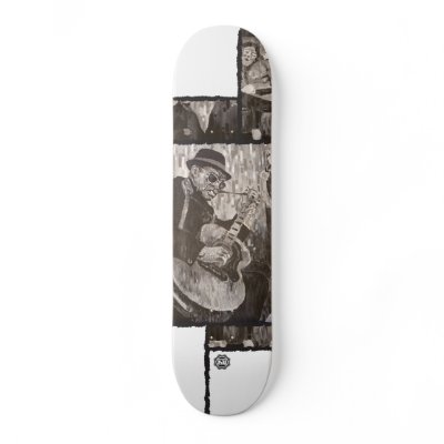 Bluesman Skate Board Deck by ky_baker