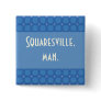 Bluesville Retro Squares Stars Pin