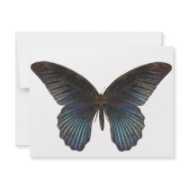 BlueSwallowTail Butterfly Invitation