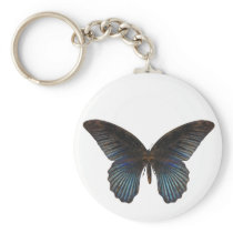 BlueSwallowTail Butterfly Key Chain