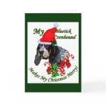 Bluetick Coonhound Christmas Gifts Cards
