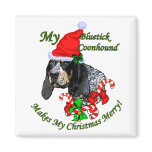 Bluetick Coonhound Christmas Gifts Fridge Magnets