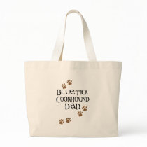 Bluetick Coonhound Dad Canvas Bags