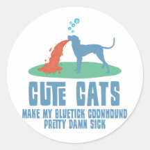 Bluetick Coonhound Sticker