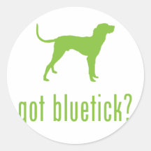 Bluetick Coonhound Stickers