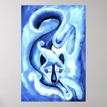 Bluewolf Spirit Posters