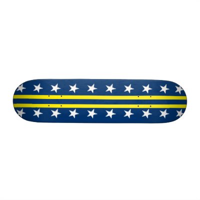 blueyellowracer, star, star, star, star, star, ... custom skateboard by jenniekurono