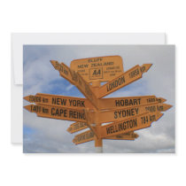 Bluff, New Zealand Custom Invitations