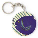 Blurple Fish (multiple products selected) Key Chains