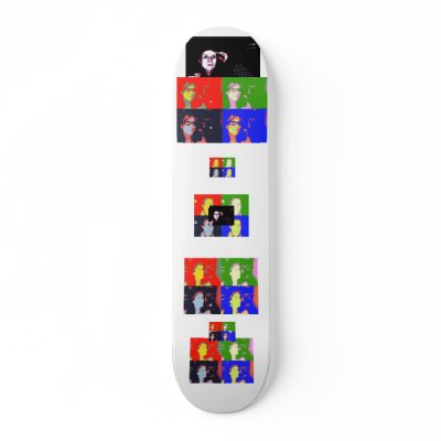 Blurred Edges Photo pop art 1026, Ph... Custom Skate Board by Keytara500