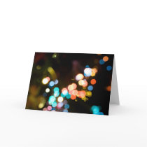 Blurred Holiday Lights - cards