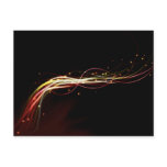 Blurry abstract fire wisp light effect