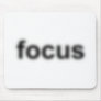 Blurry focus - Mouse Pad