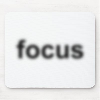 Blurry focus - Mouse Pad by omugosh