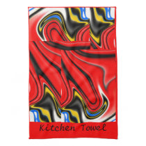 Blush of Red   Kitchen Towel, 16x24 kitchen towels