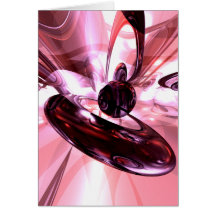 Blushing Abstract Card