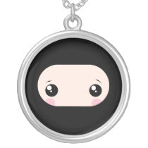 Blushing Kawaii Ninja Necklaces
