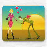 Blushing Love mousepads